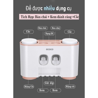 [thanhha] BỘ NHẢ KEM ĐÁNH RĂNG CAO CẤP ECOCO[ HÀNG LOẠI 1 GIÁ TỐT ]