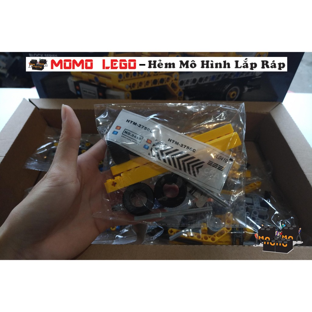 Đồ Chơi Xếp Hình, Lắp Ráp Xe Công Trình Xây Dựng Cho Bé TECHNIC 0407, 0408, 0410- Hẻm Momo Lego