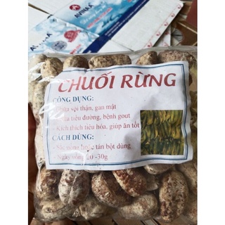 1 kg chuối rừng tây bắc khô