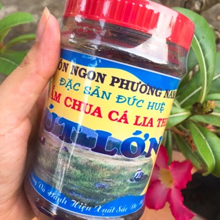 Mắm chua cá lia thia Út Lớn