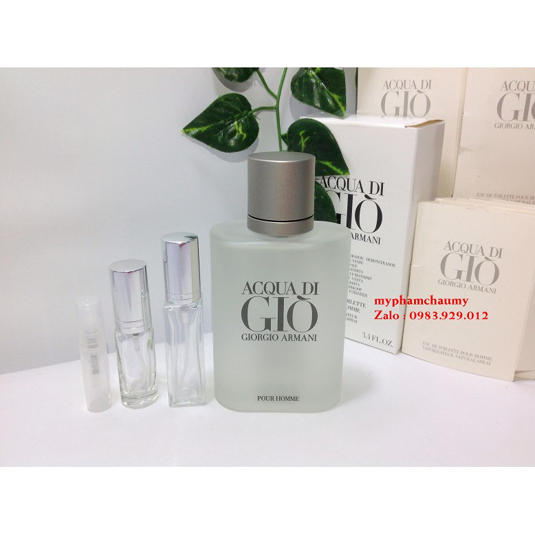 [Mẫu thử] Nước Hoa Giorgio Armani Acqua Di Gio