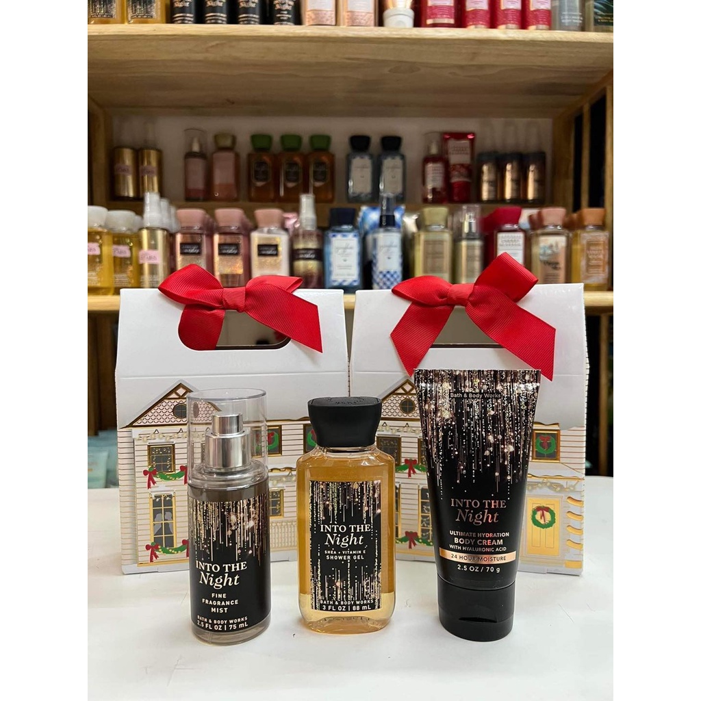 Set quà body mist mini 3 món Bath & Body Works INTO THE NIGHT