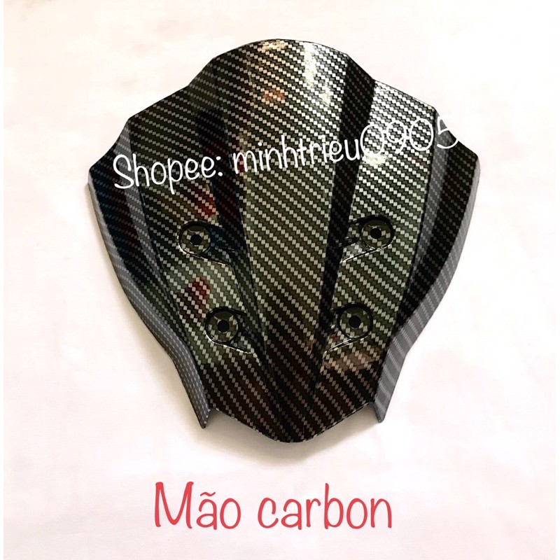 Combo Ốp pô/ mão/ nạ carbon