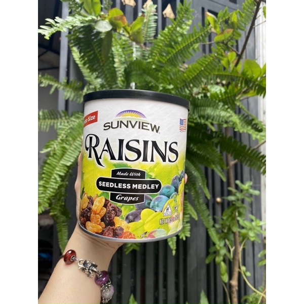 NHO KHÔ MỸ SUNVIEW RAISINS 425G (Đủ loại)