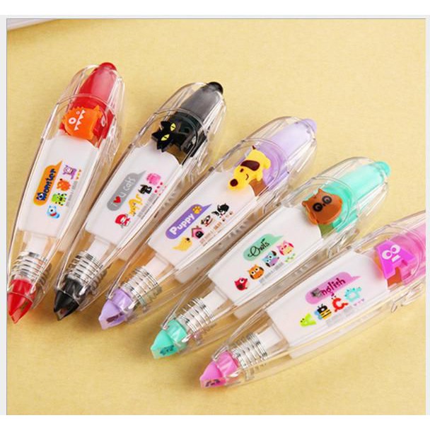 Bút Xoá Keo Hình Dán dễ thương, bút sticker đáng yêu