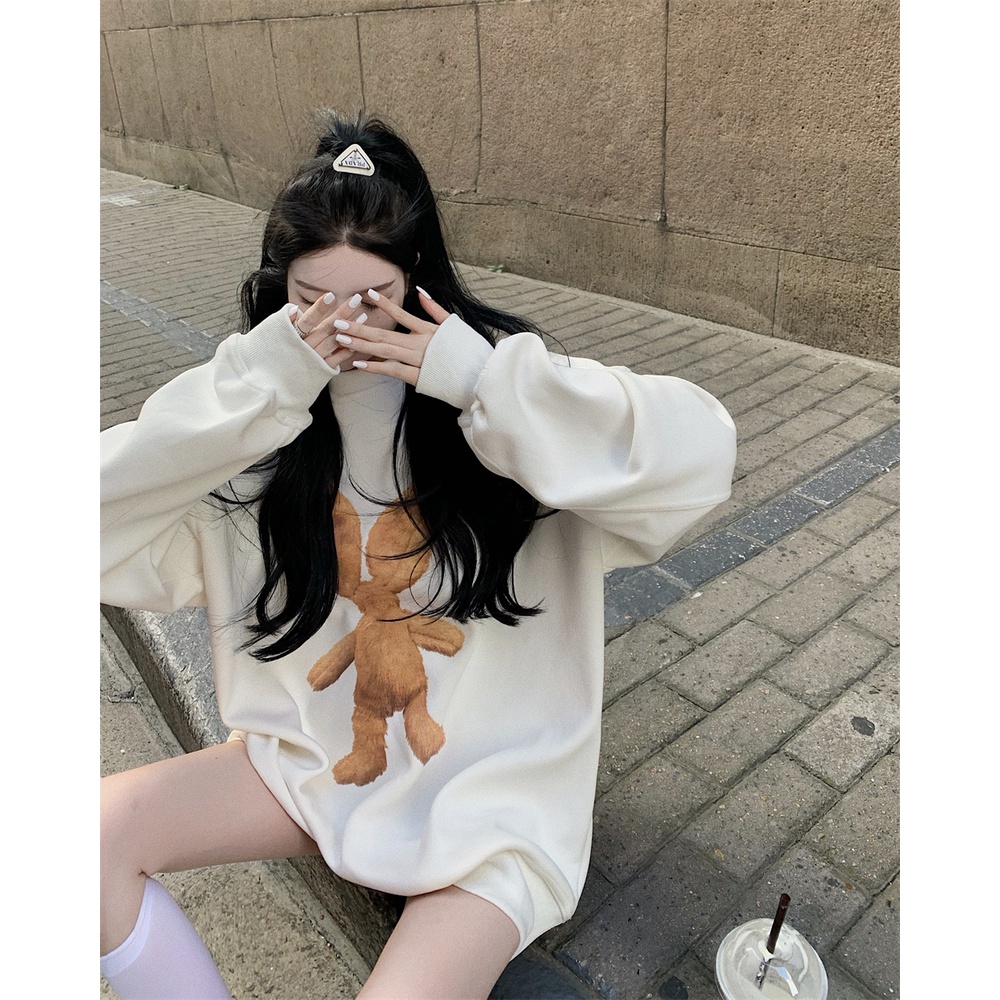 Áo sweater Dáng Dài Thời Trang Thu Đông Hàn Quốc 2022 Mới