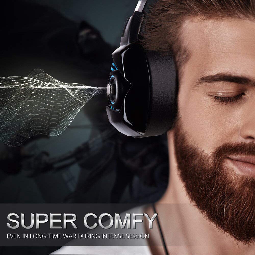 Headphone DJ EXAVP Cao Cấp K6 Gaming Full Box có mic & đèn LED