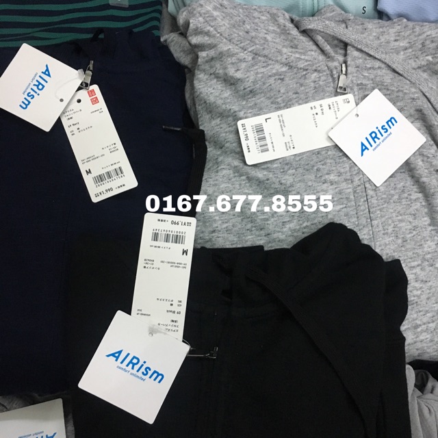 [SALE]Áo chống nắng nam AIRism Uni qlo