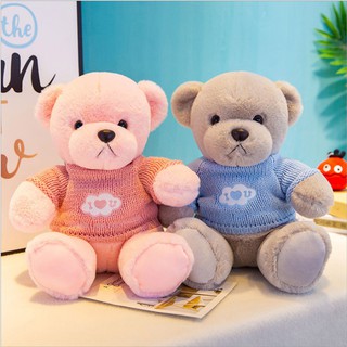 Gâu Bông Teddy Cao Cấp Áo Len Size Nhí 25cm (3 Màu)