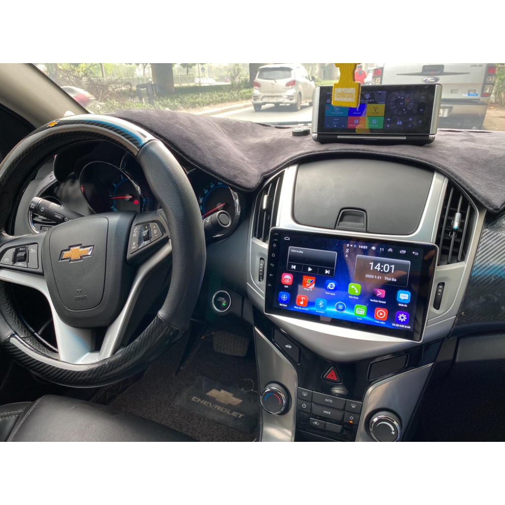 Màn Hình Android 9 inch Cho Xe CRUZE 2017-2021 - Đầu DVD Android Kèm Mặt Dưỡng Giắc Zin Canbus CHEVROLET CRUZE