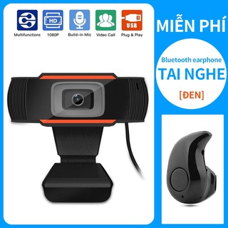 【Miễn phí Tai nghe Bluetooth】Webcam Máy Tính Độ Phân Giải Cực Nét 1080P