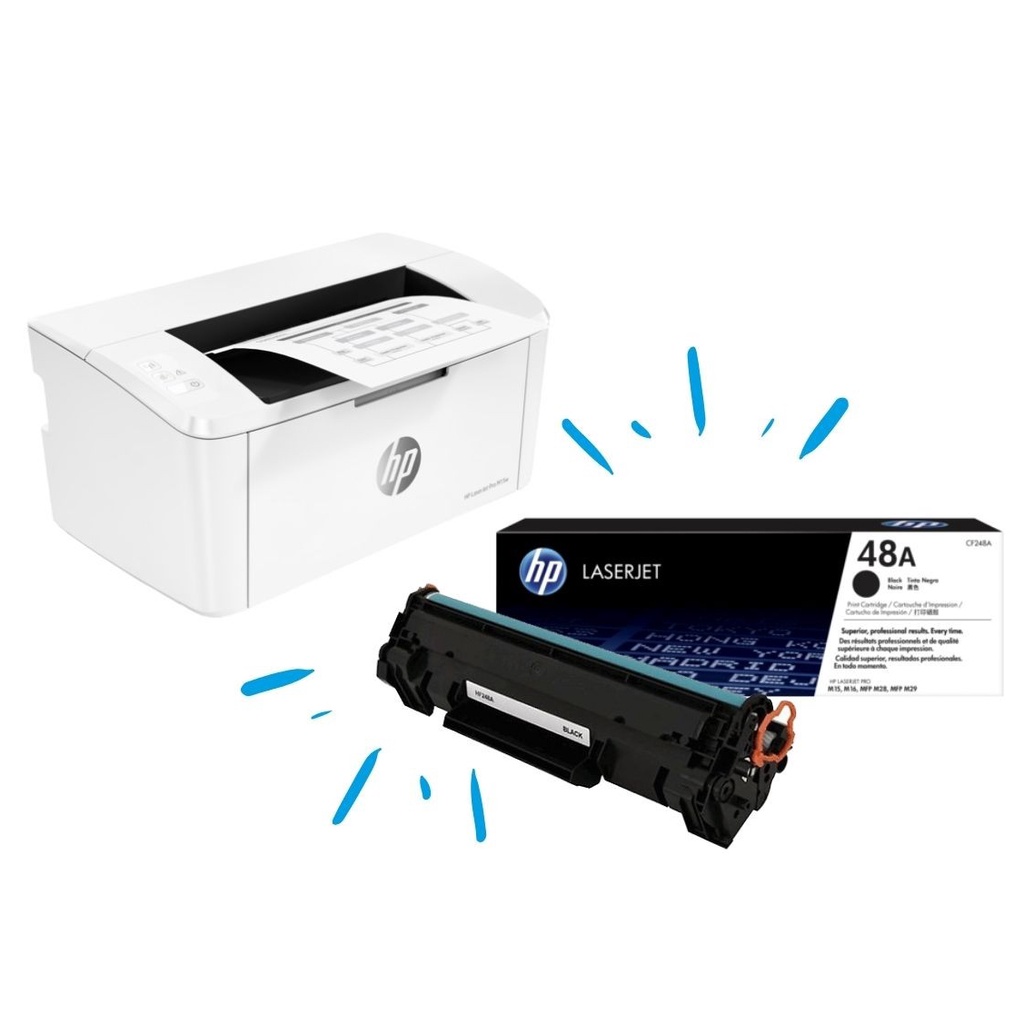 [FREESHIP] Máy in Laser HP LaserJet Pro HP Pro M15W tại VanphongStar, tốc độ in 18 trang/phút nhỏ gọn có WIFI