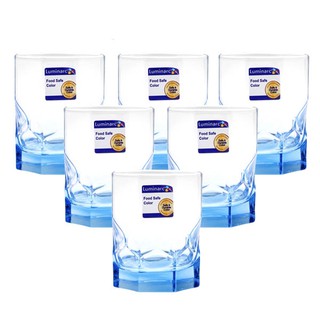 Bộ 6 thủy tinh thấp Luminarc Octime Ice Blue 300ml J4389