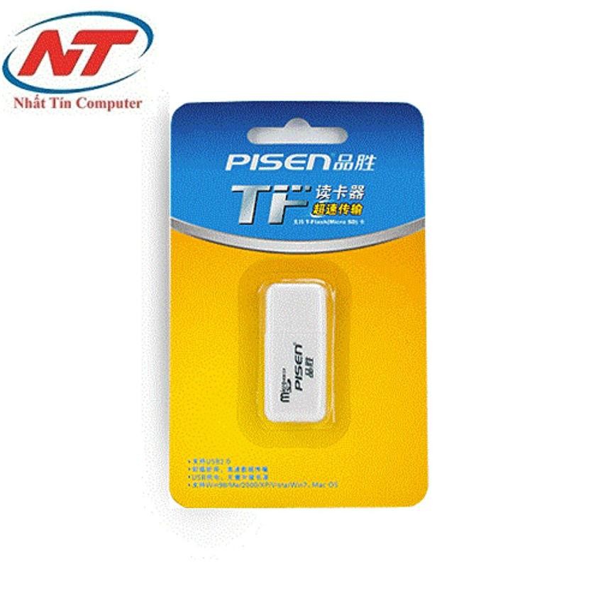 k89 Đầu đọc thẻ nhớ MicroSD Pisen hai.0 TS-E004 (Trắng) 1