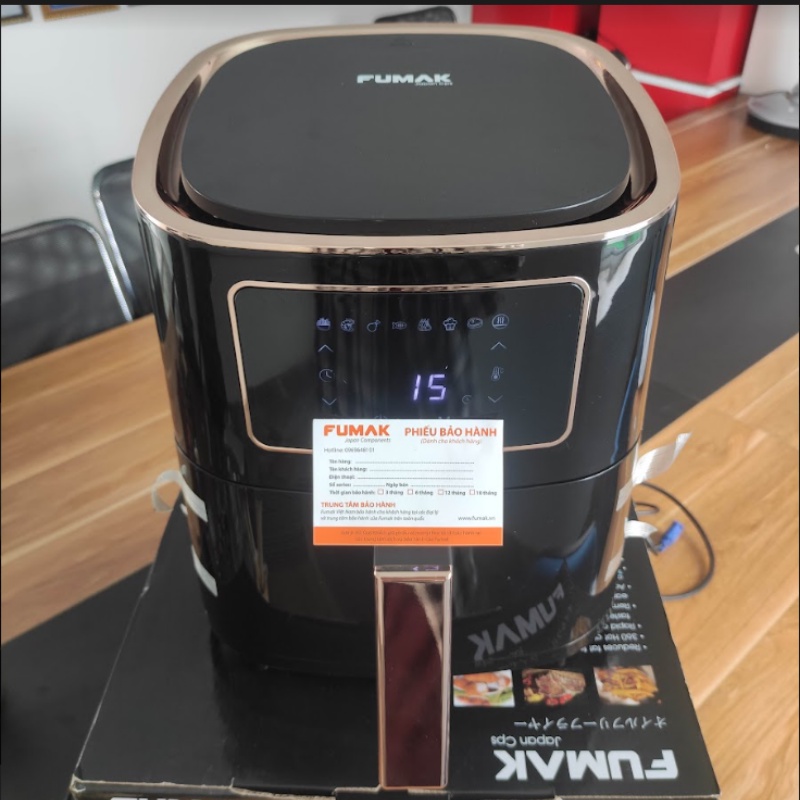 Nồi chiên không dầu điện tử Fumak FM- 1875 Nhật Bản, Dung Tích 7.5L