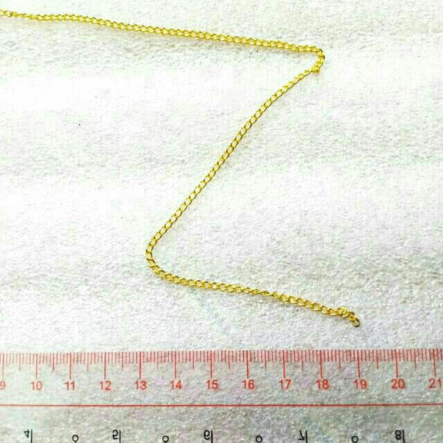 1 mét dây xích vàng 2mm
