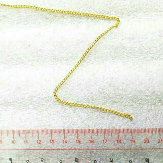 1 mét dây xích vàng 2mm