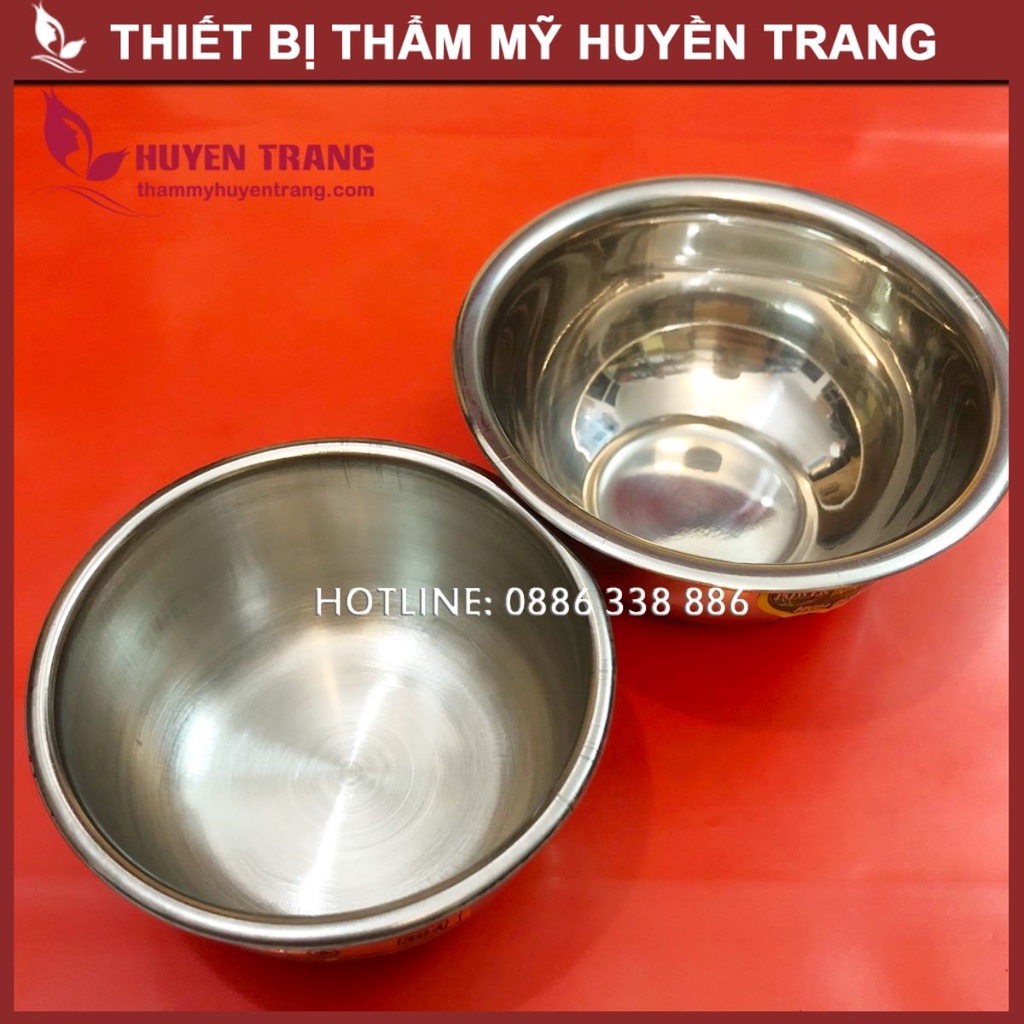 Bát Inox Trong Bộ Khay Hộp Inox Dụng Cụ Spa, Y Tế, Thẩm Mỹ Viện Huyền Trang NANOCEE