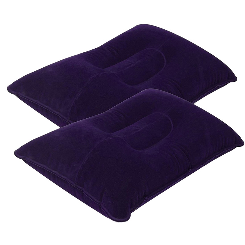 [Hàng mới về] Gối Bơm Hơi Siêu Nhẹ Tiện Lợi Cho Du Lịch Dã Ngoại