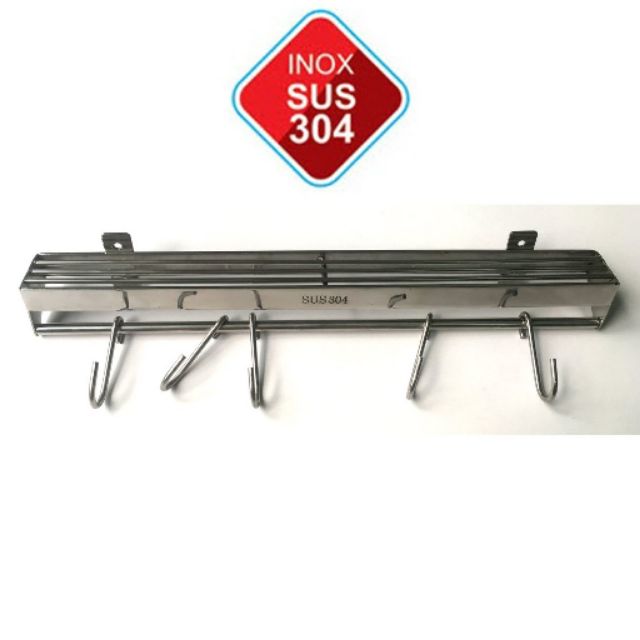 Giá treo dao thớt inox, Kệ máng dao inox 304 [ HÀNG CAO CẤP, KHÔNG RỈ SÉT]