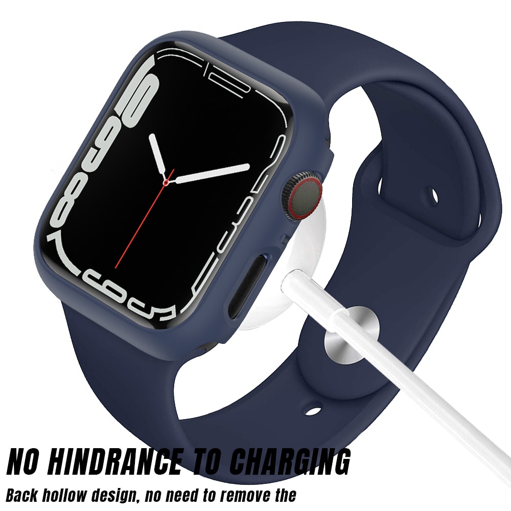 Vỏ PC cứng nhám bảo vệ mặt đồng hồ thích hợp cho Apple Watch 7 iWatch 7 41mm 45mm