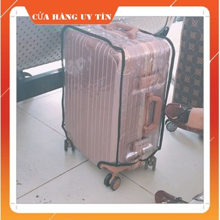Túi trùm vali nhựa trong dày dặn (20/24/26/28inch)