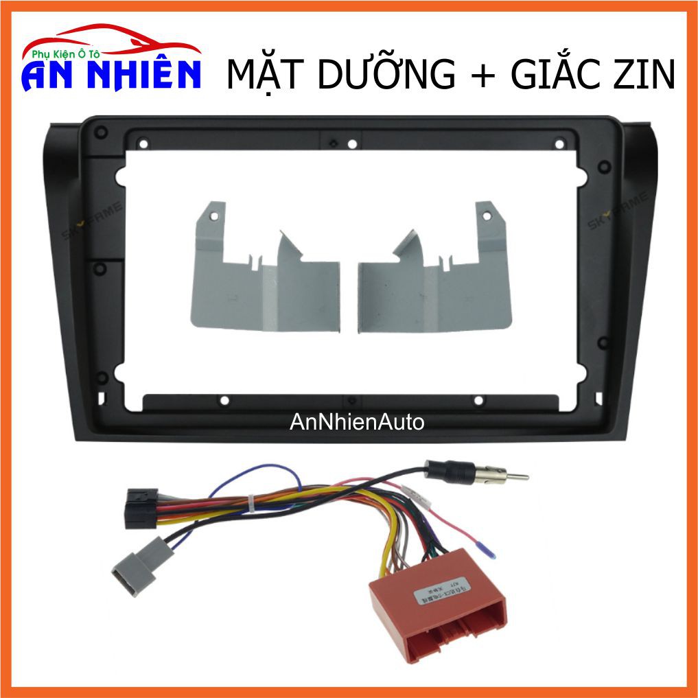 Màn Hình Android 9 inch Cho MAZDA3 2004-2009 - Đầu DVD Chạy Android Kèm Mặt Dưỡng Giắc Zin Cho MAZDA