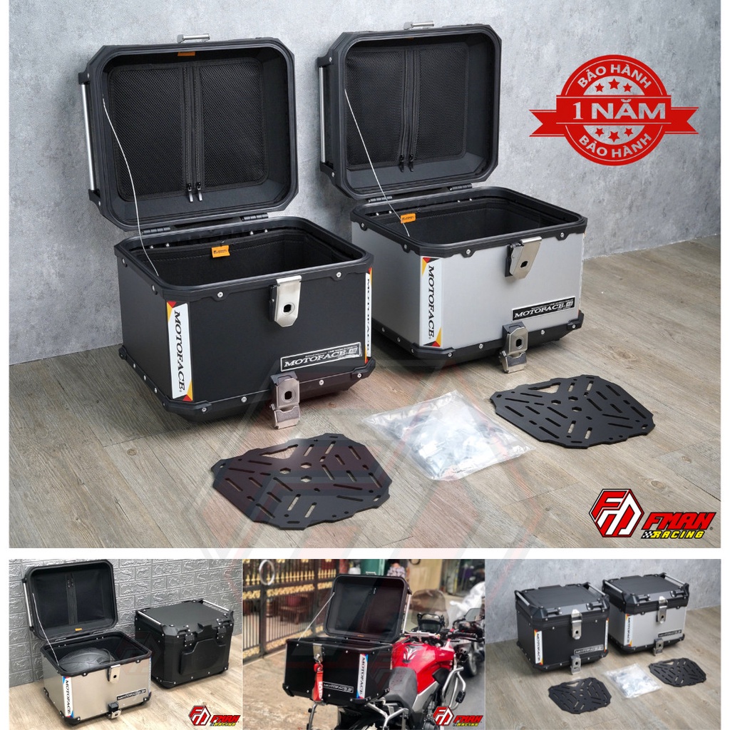 THÙNG NHÔM MOTOFACE CHÍNH HÃNG K1 NEW