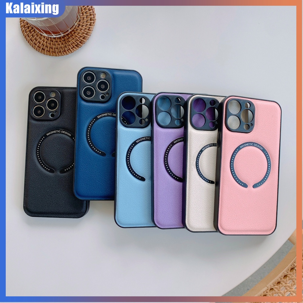 Bao Da Điện Thoại Cứng Từ Tính Cho iPhone 14 Pro Max 14Plus 13 Pro 12 Pro Max 11