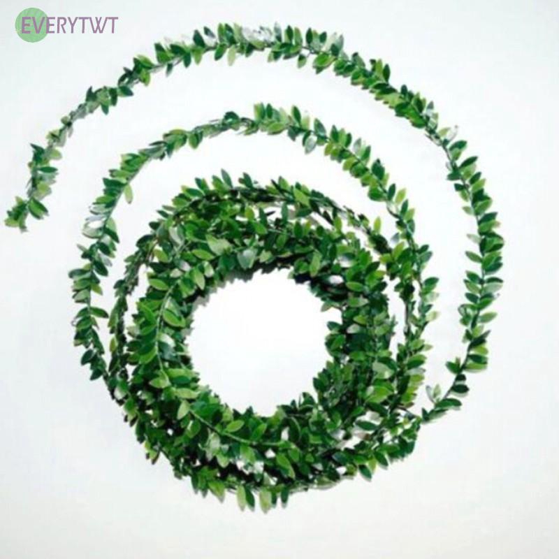 Garland Green Leaf Iron Wire Artificial Wedding Party DIY Wreath Floral Hot Sale