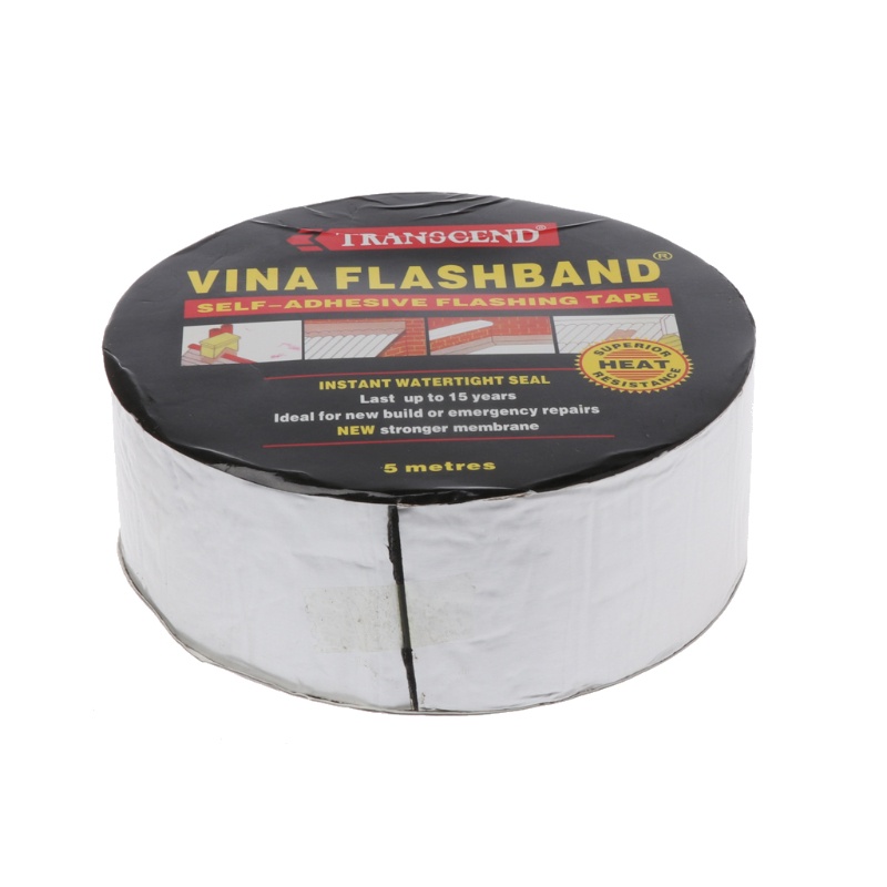 Băng Keo Cao Su Butyl Chống Thấm Nước Tráng Nhôm RV Đa Năng Cho Mái Nhà, Bề Mặt Cra