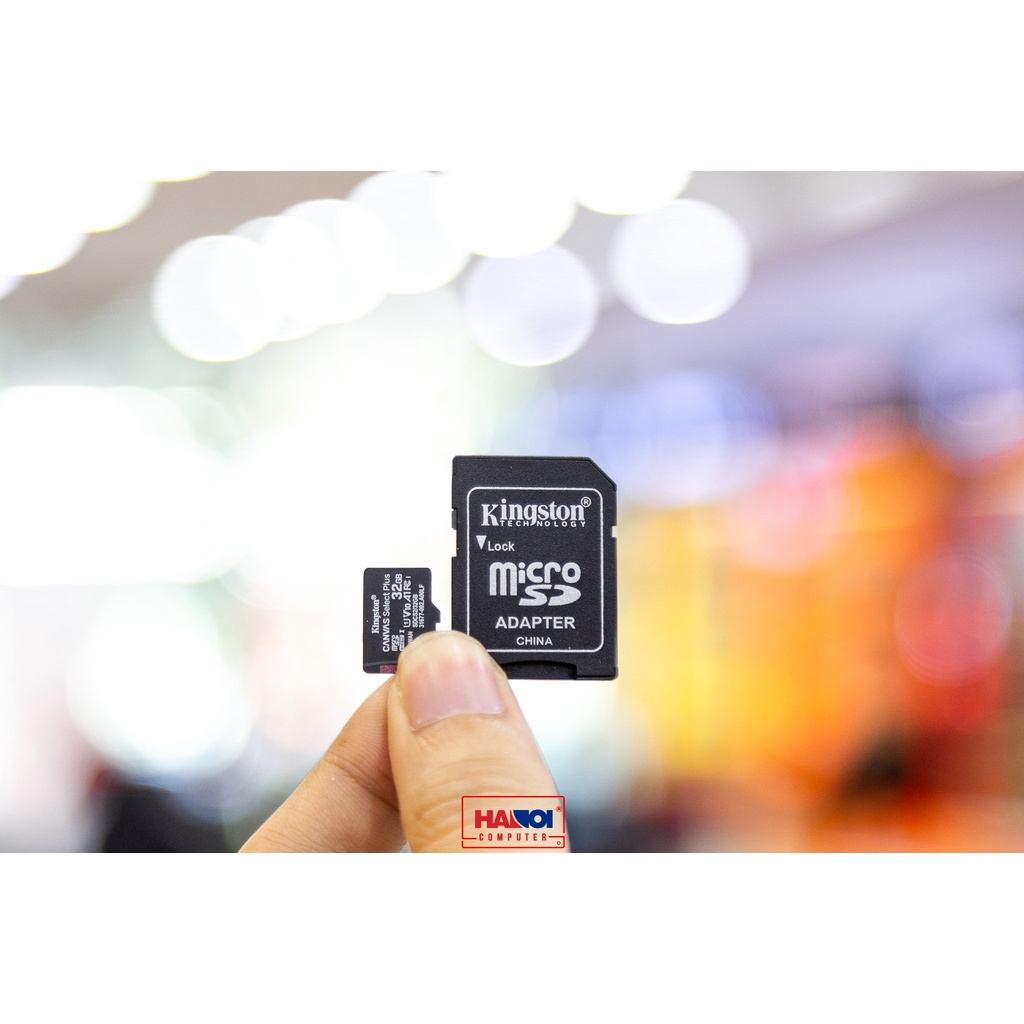 Thẻ nhớ 32G 64G 128G Kingston Micro-SD chuyên dụng cho camera giám sát, camera hành trình, điện thoại chính hãng