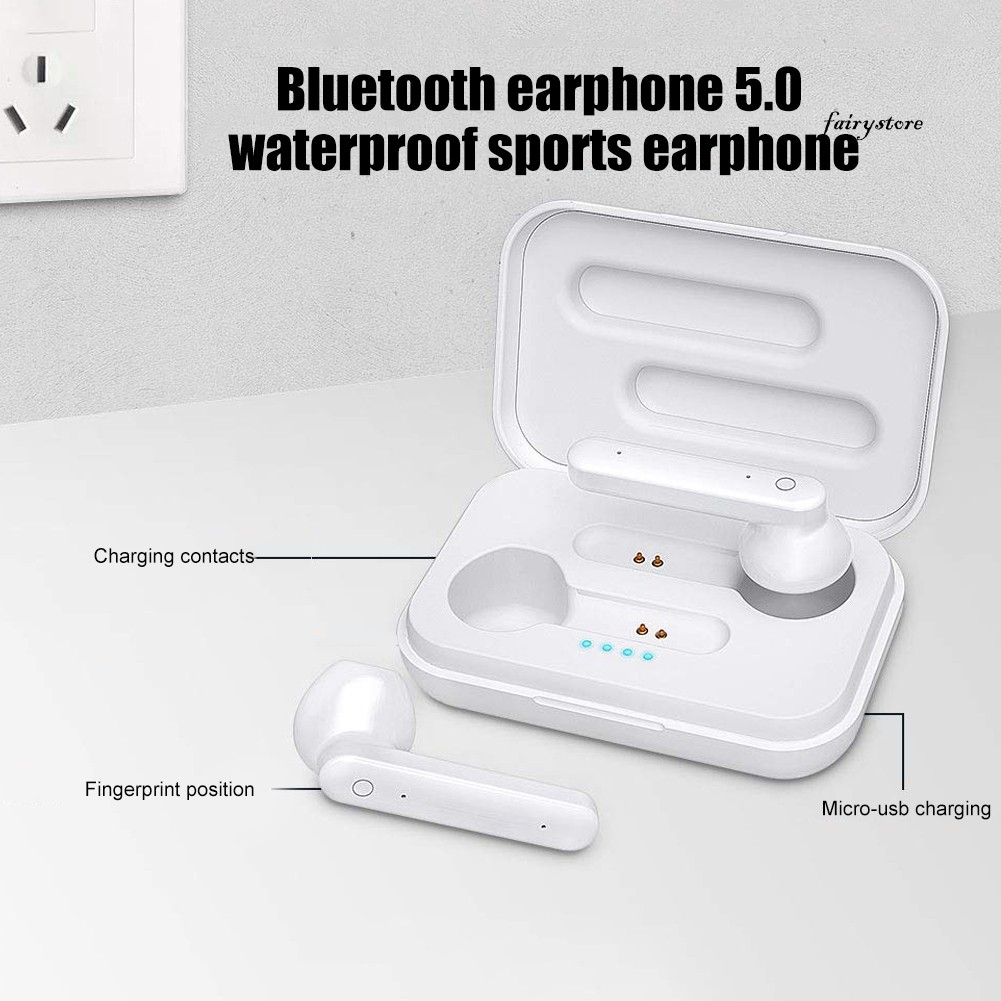 Tai Nghe Bluetooth 5.0 Không Dây Kiểu Dáng Thể Thao Chống Thấm Nước