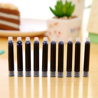 Combo 20 Ống mực bút máy các màu đầu mở to/nhỏ dài 5cm
