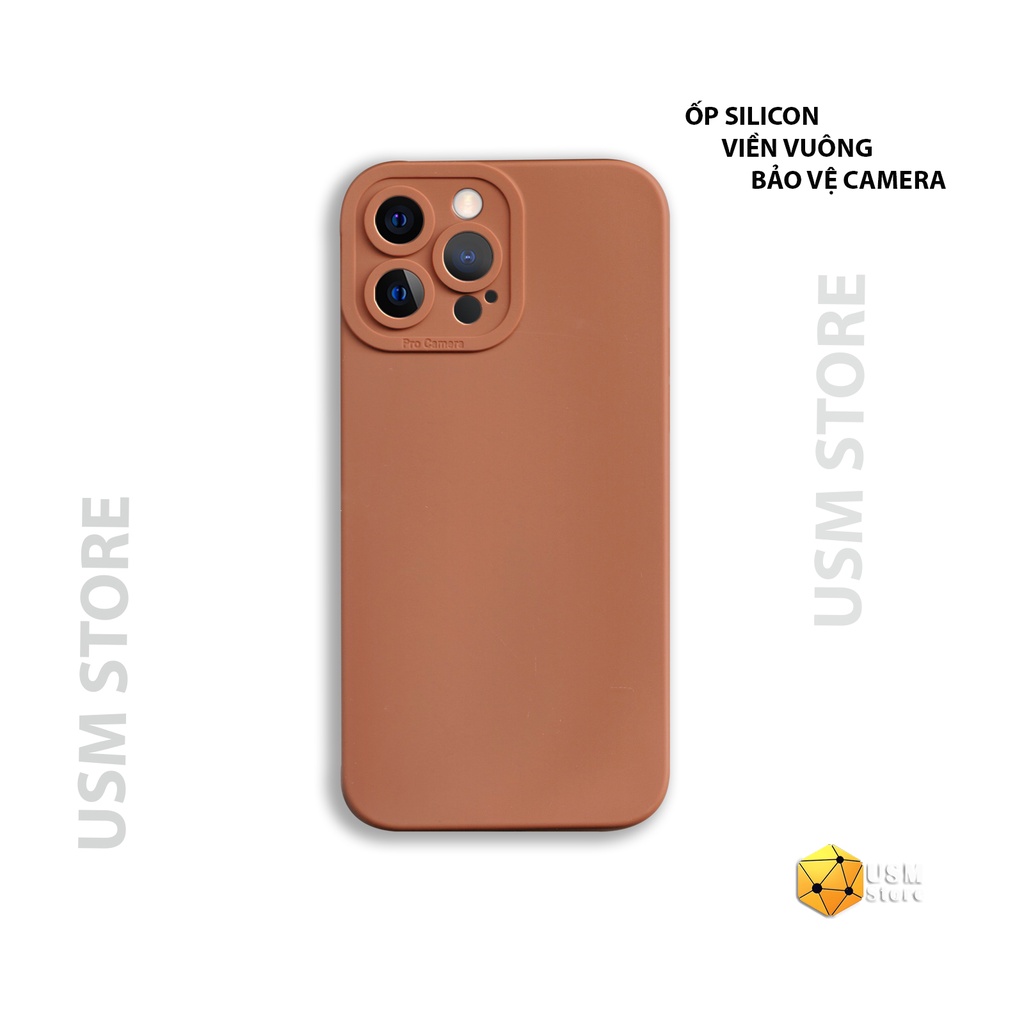 Ốp lưng TPU siêu mịn iphone 6/6plus/7plus/8/8plus/X/XS/XSmax/XR/11Pro/11Promax/12Pro/12Promax/12Mini/13Promax viền vuông