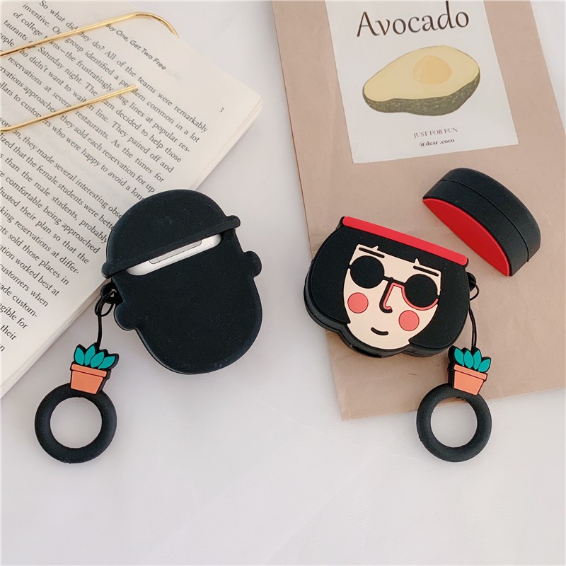 Case Vỏ Bao Airpod 1 2 Đựng Tai Nghe Không Dây Leon Cho Airpods i11 i12 i18 i100 Cute