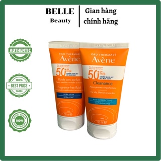 Kem chống nắng avene dry touch fluide spf50+ 50ml / avene mattifying cleanance spf50+ 50ml chính hãng