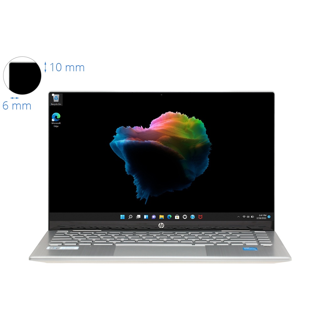 Laptop HP Pavilion X360 14 dy0172TU i3 1125G4/4GB/256GB/14"F/Touch/Win11//Bạc - Hàng chính hãng
