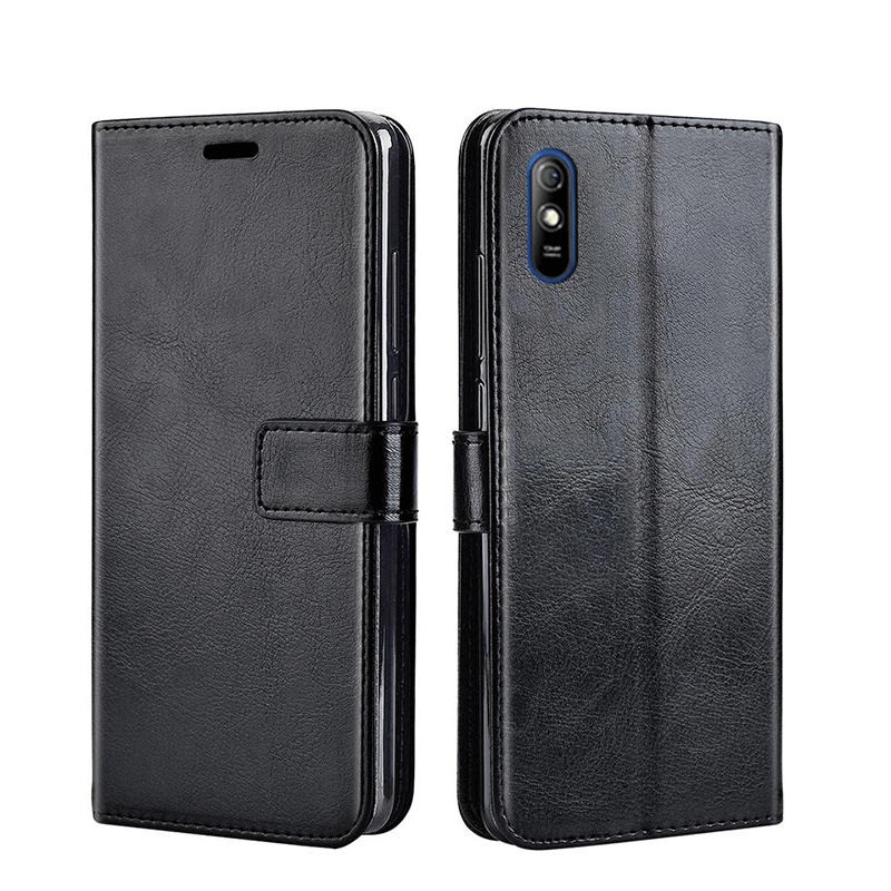 Bao da điện thoại dạng ví nắp lật cho Xiaomi Redmi 9A 9 A Redmi9A