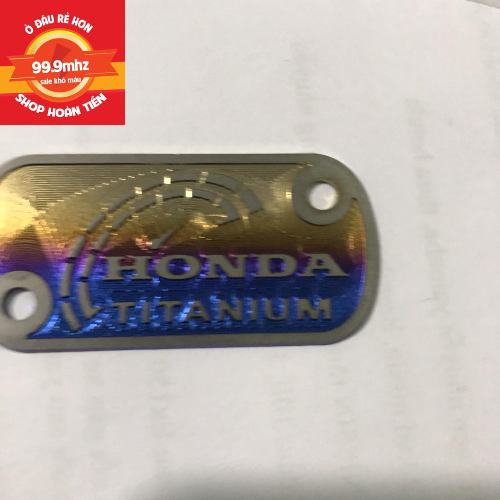 Nắp dầu titannium Winner (chữ honda)