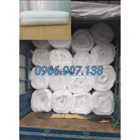 Bông lọc nước bể cá, hồ cá, hồ thủy sinh & Bông gòn lọc nước sinh hoạt dày 10mm x 2m x 2m - Bông loại 1