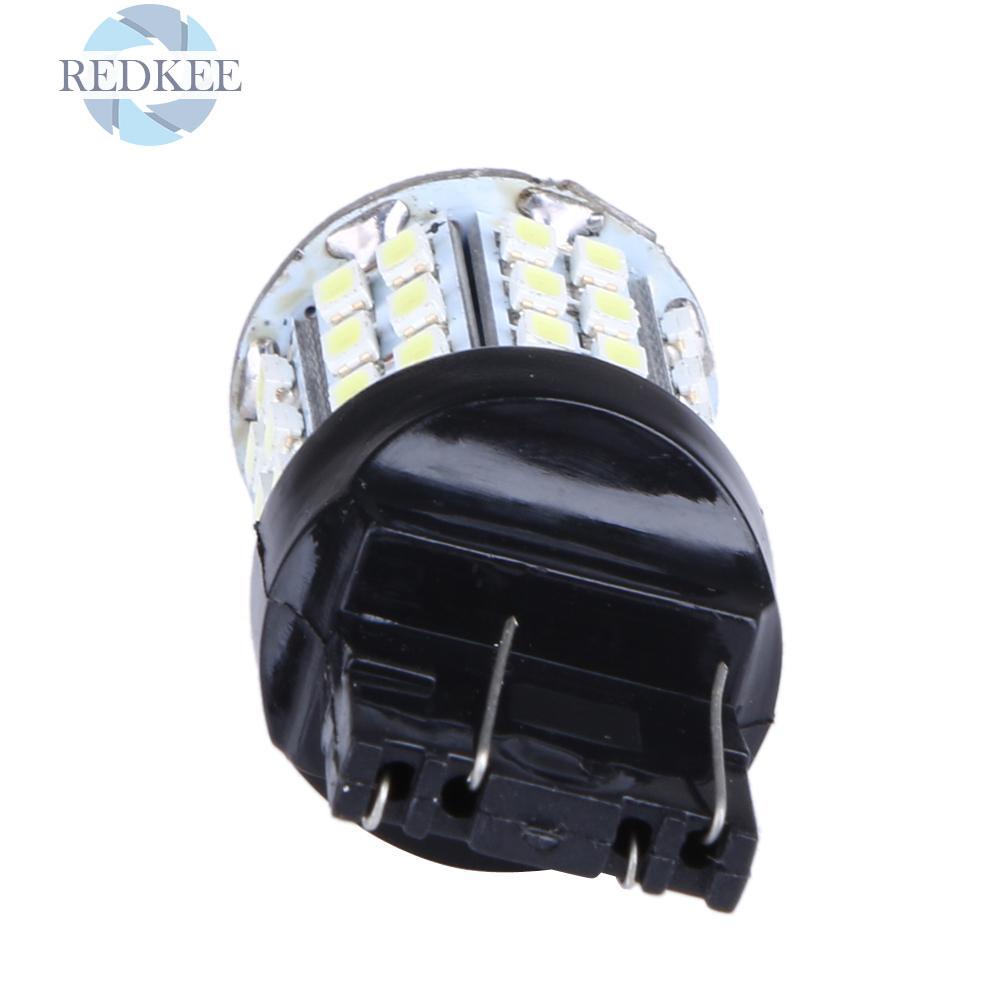 Set 2 Bóng Đèn Led T20 W21W 7443 7440 64-smd 1206 Ánh Sáng Trắng Gắn Đuôi Xe Ô Tô