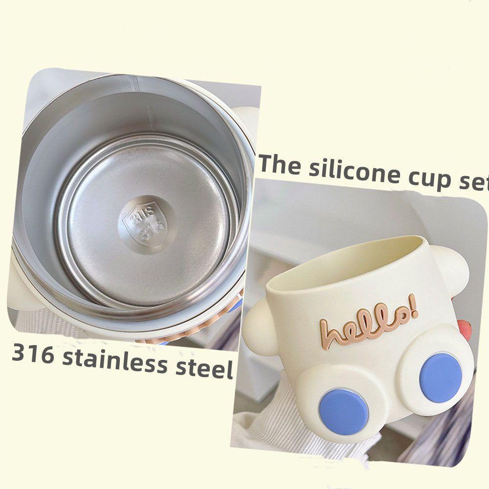 Bình Nước Giữ Nhiệt Dung Tích Lớn 520ml Thiết Kế Dễ Thương