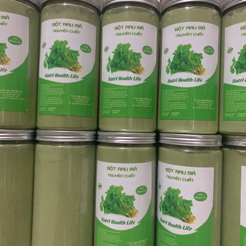 Bột rau má nguyên chất sấy lạnh hộp 500gr