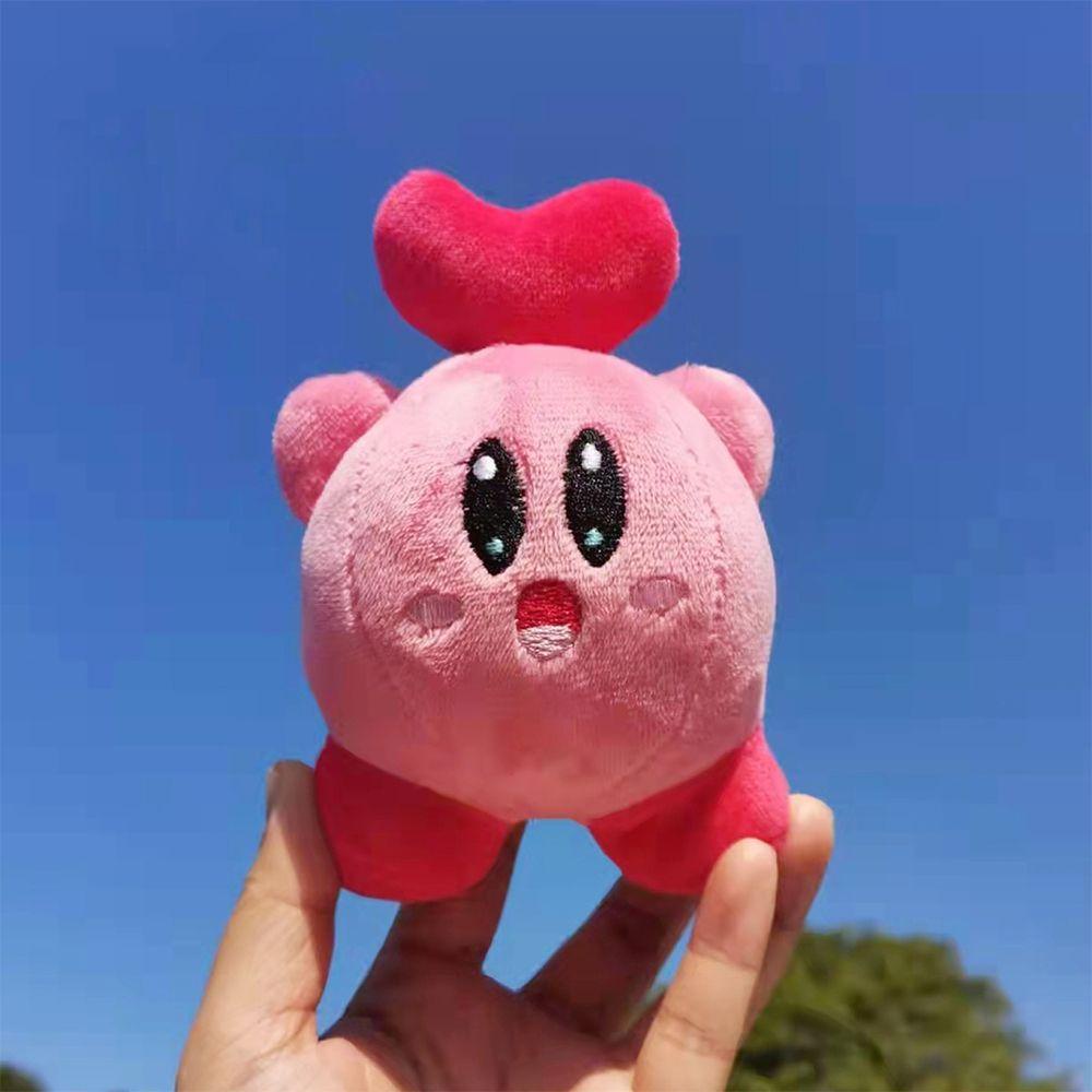 Móc Chìa Khóa Hình Ngôi Sao Kirby Chất Liệu Cotton PP Độc Đáo Dễ Thương Giá Đỡ