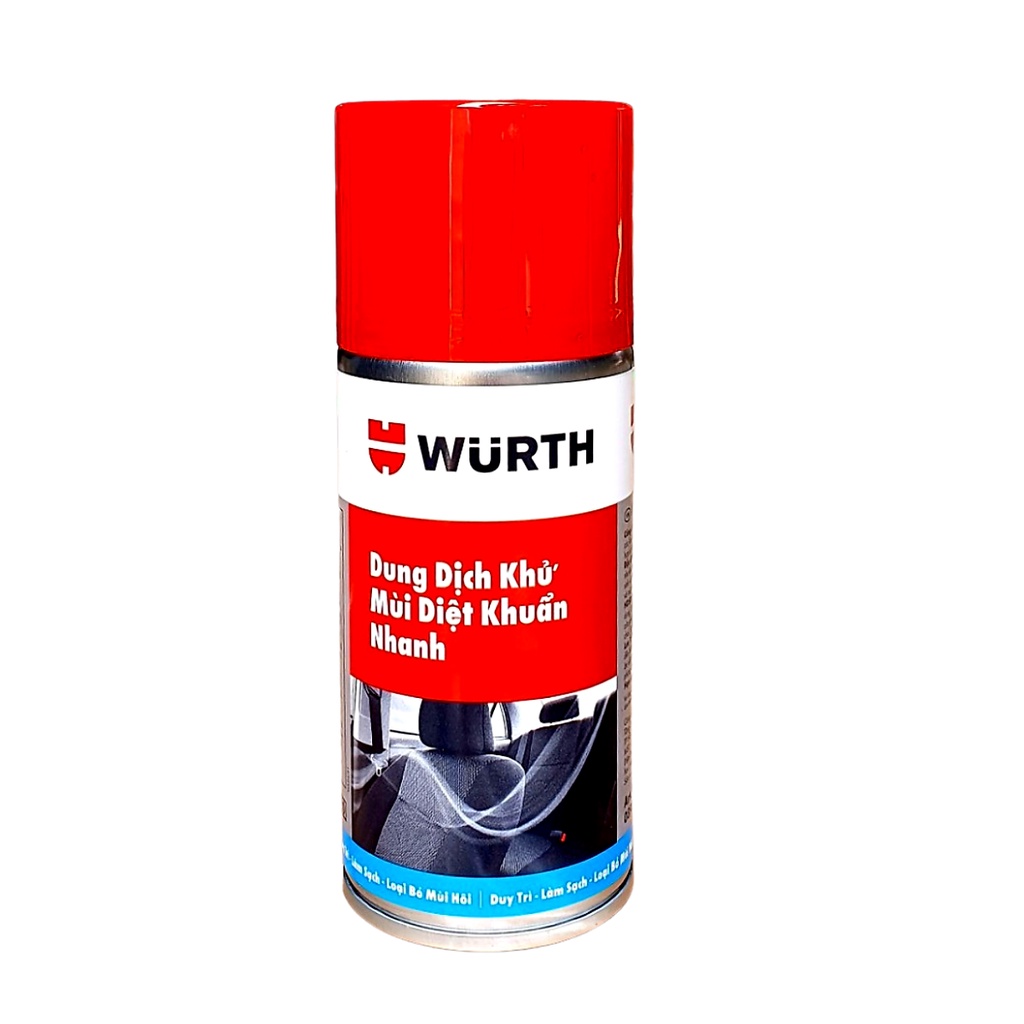 Chai xịt khử mùi diệt khuẩn nội thất bên trong ô tô hoặc phòng kín Wurth WU-KM150