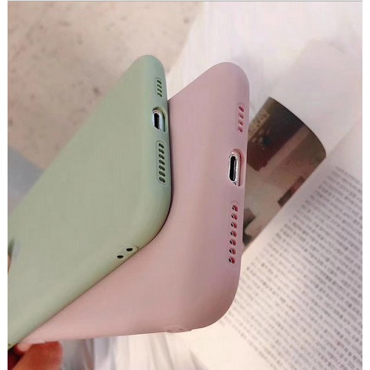 Ốp điện thoại silicon màu trơn họa tiết trái tim nhỏ xinh xắn cho iPhone 6 6s plus 7 8 plus X XS XR | BigBuy360 - bigbuy360.vn