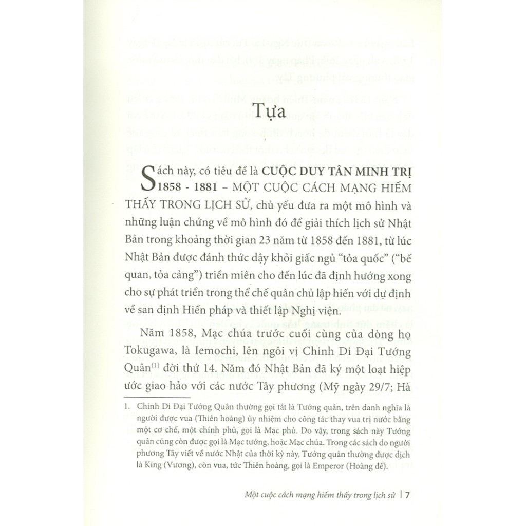 Sách - Cuộc Duy Tân Minh Trị (1858-1881) - Một Cuộc Cách Mạng Hiếm Thấy Trong Lịch Sử