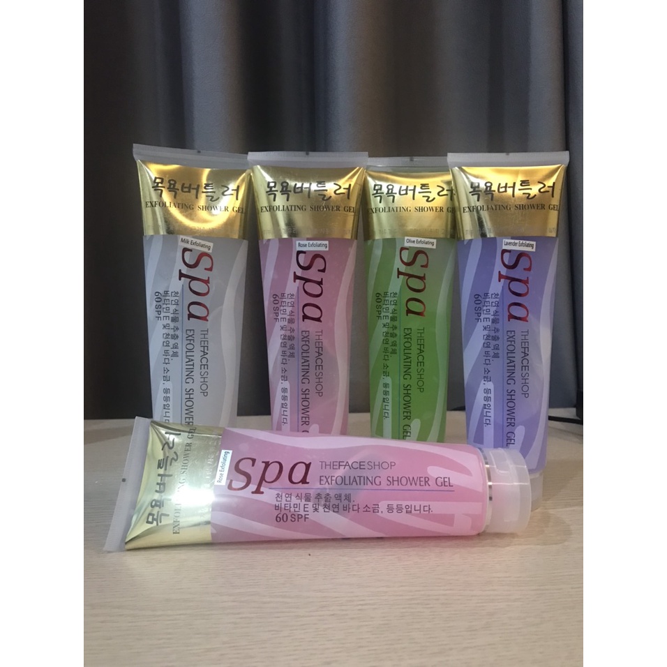Tẩy tế bào chết Spa Hàn Quốc 350ml Gel tẩy tế bào chết toàn thân, dưỡng da trắng sáng