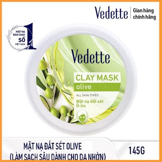 ❤️ MẶT NẠ ĐẤT SÉT OLIVE 145g VEDETTE